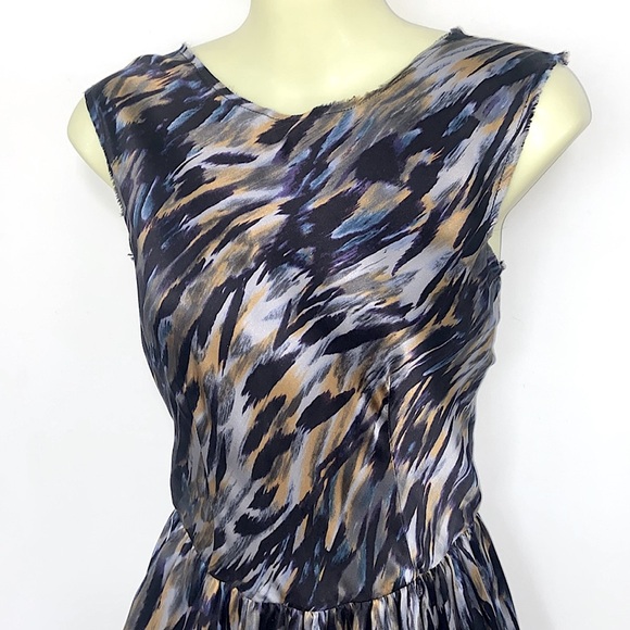 Ulla Johnson Silk Flap Open Slit Midi Dress NWOT Sz 4 - Picture 2 of 9